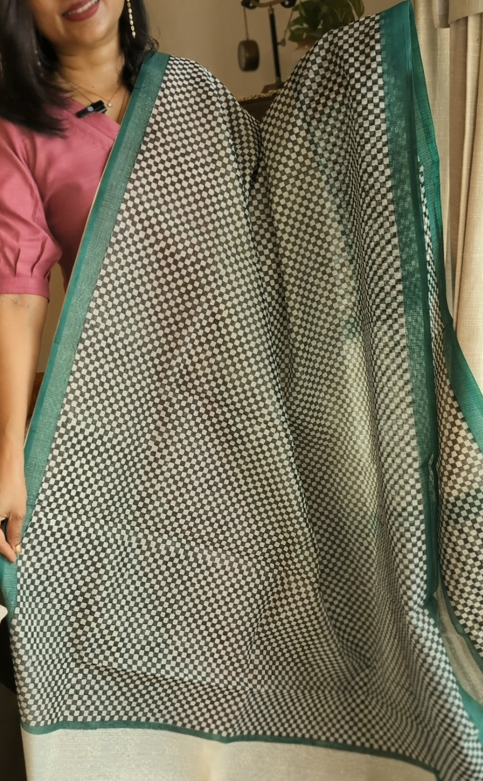 Munga kota printed saree
