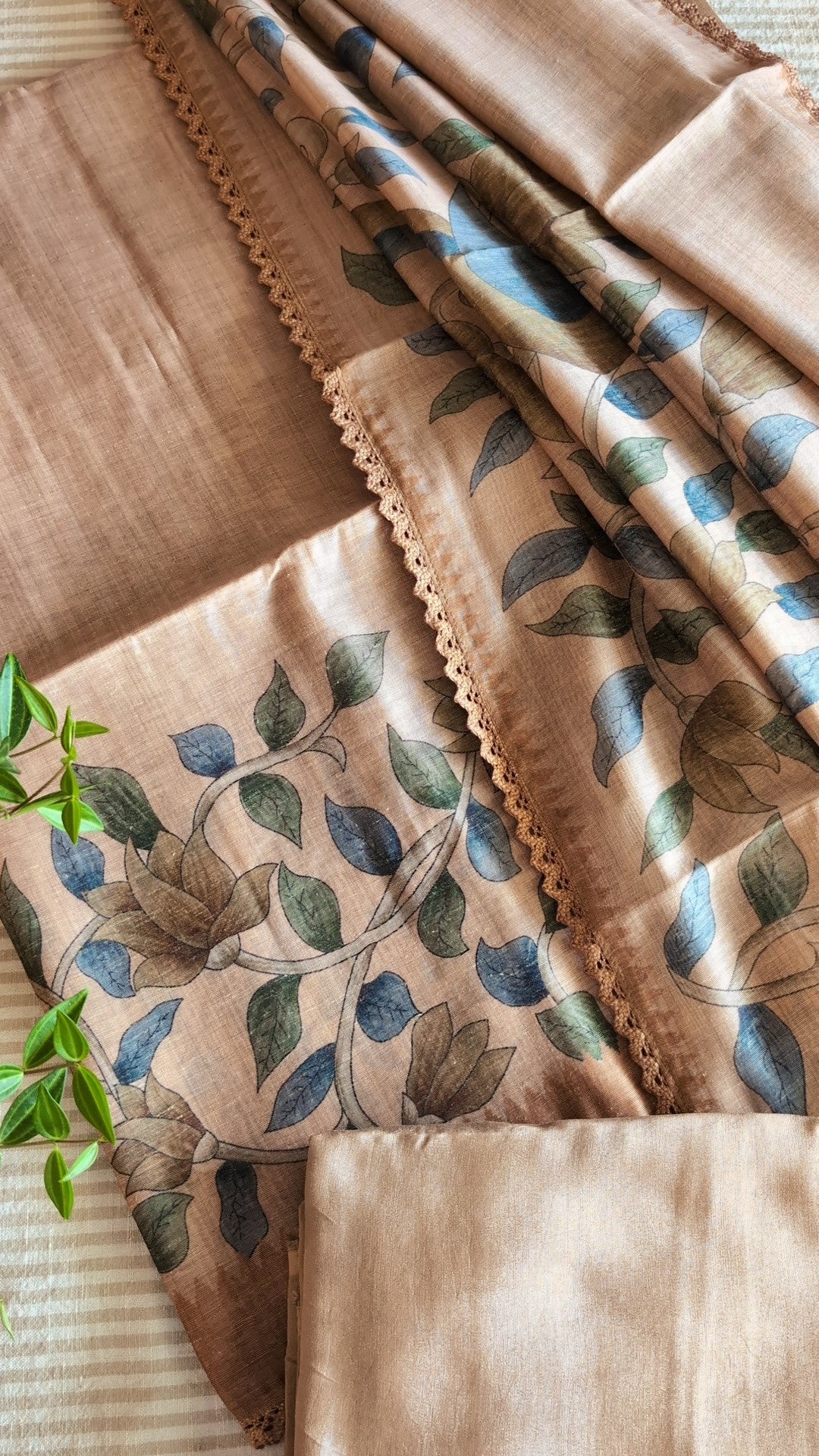 Chanderi blend casual wear set