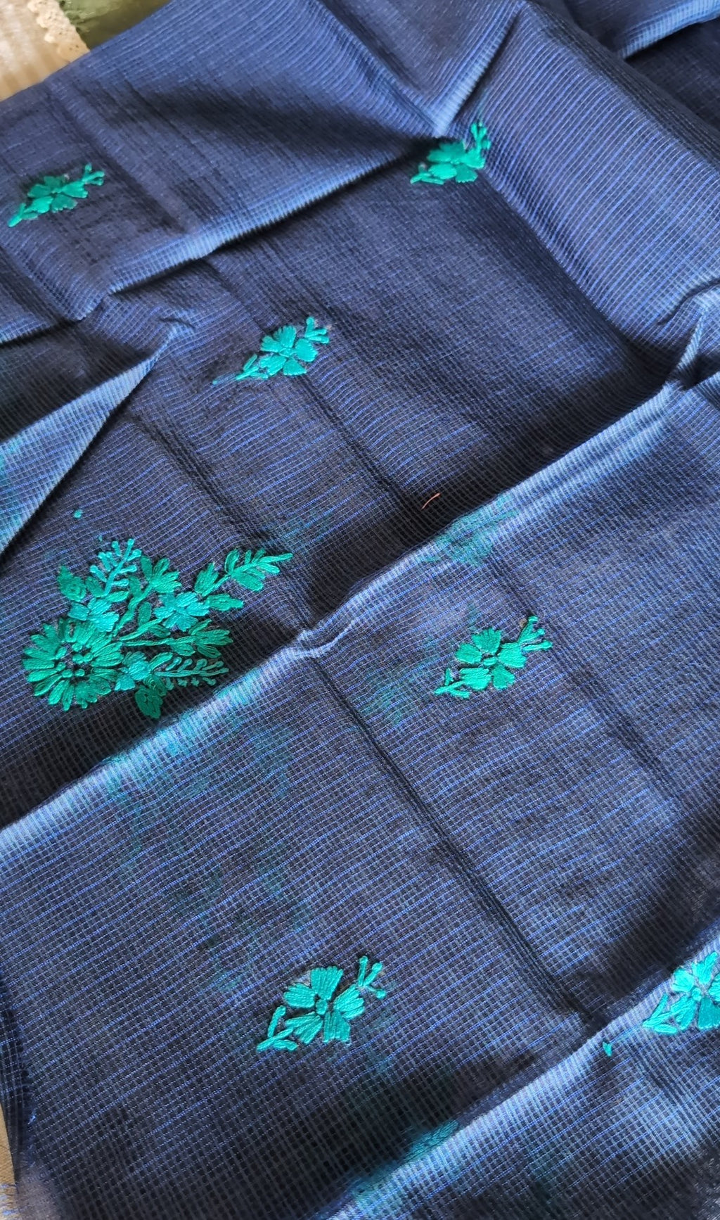 Handwork munga kota saree