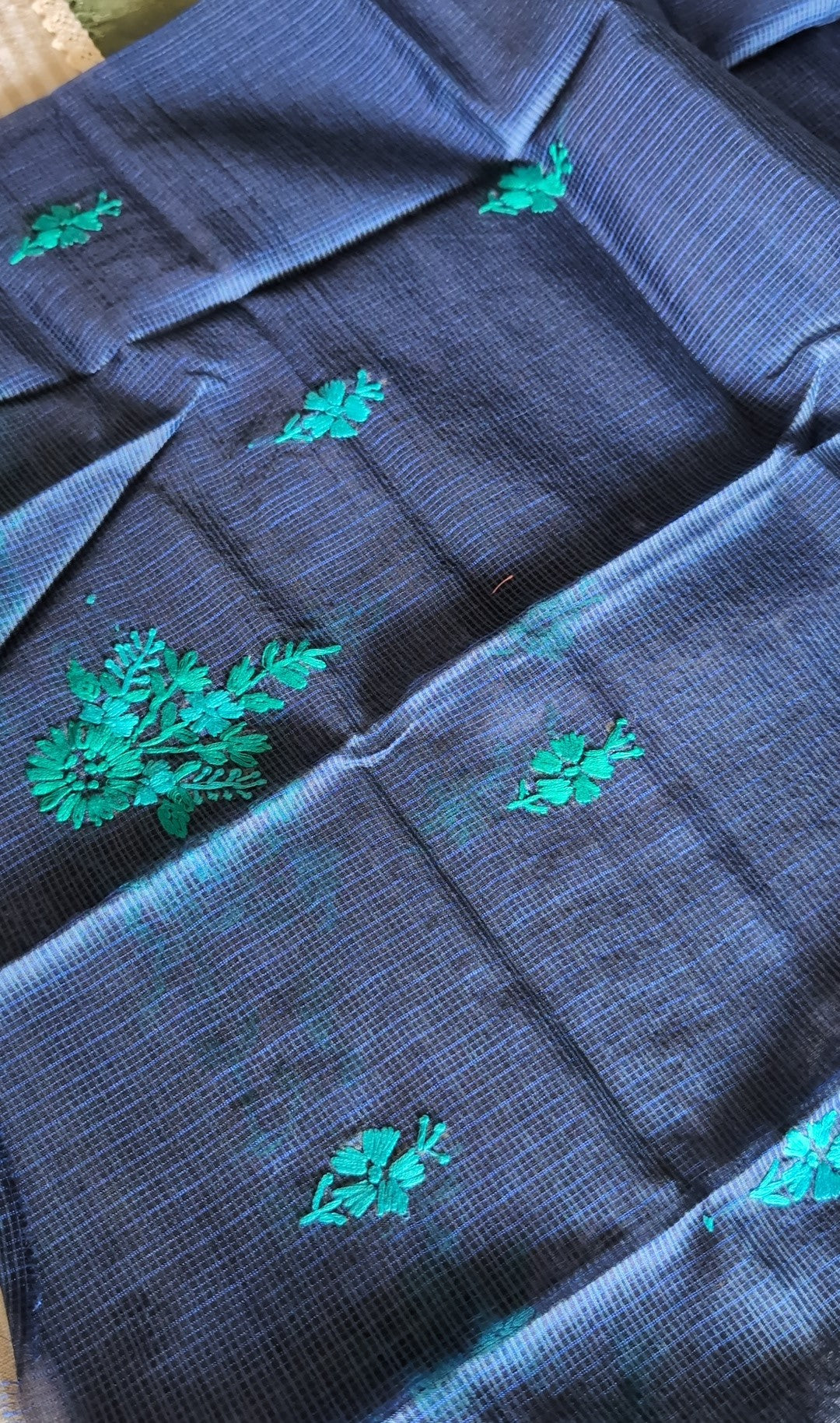 Handwork munga kota saree