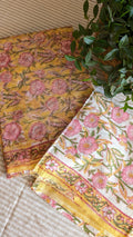Kota Doria printed saree