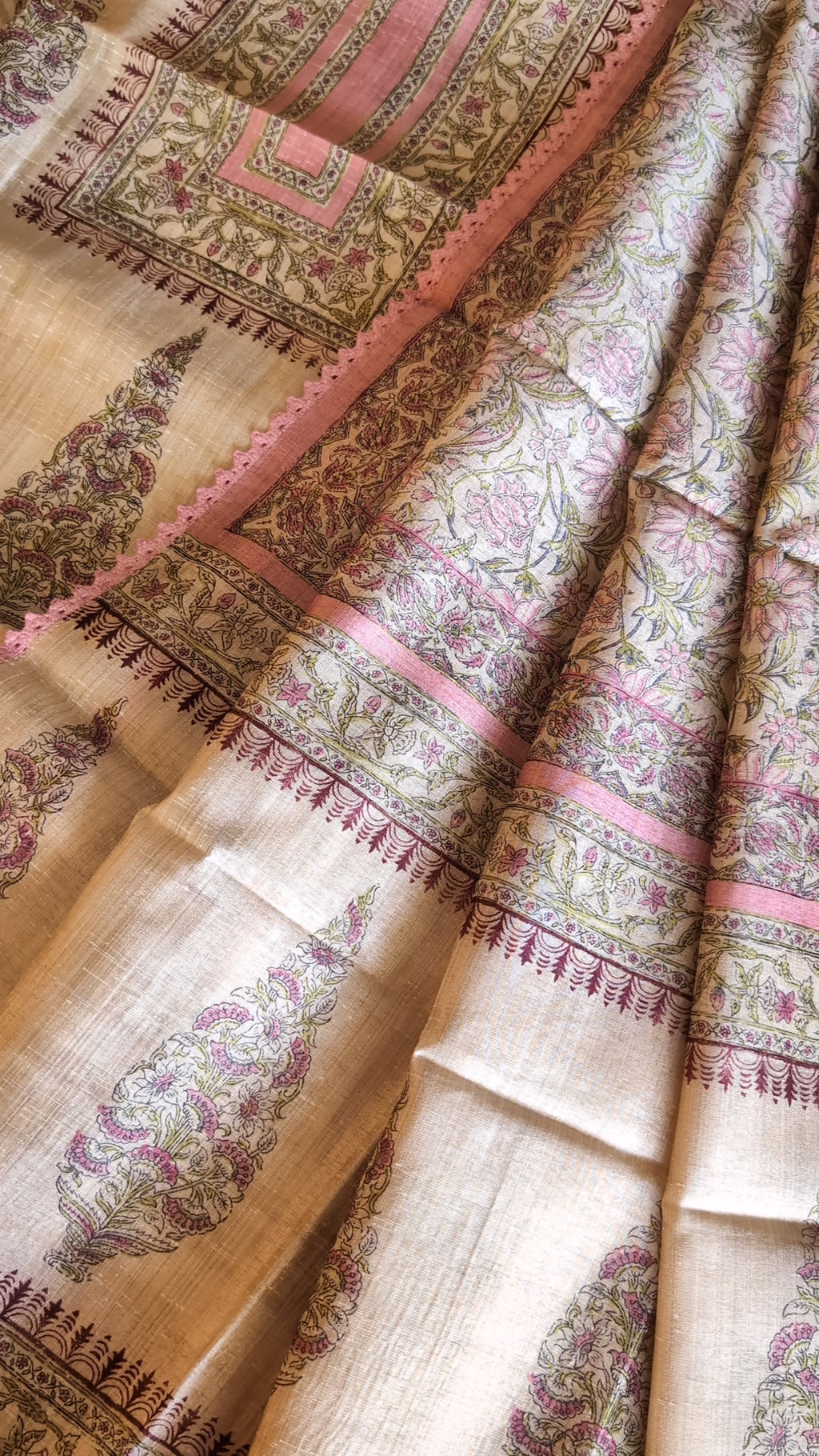 Mysore silk semi printed set