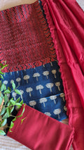 Cotton handwork yoke set
