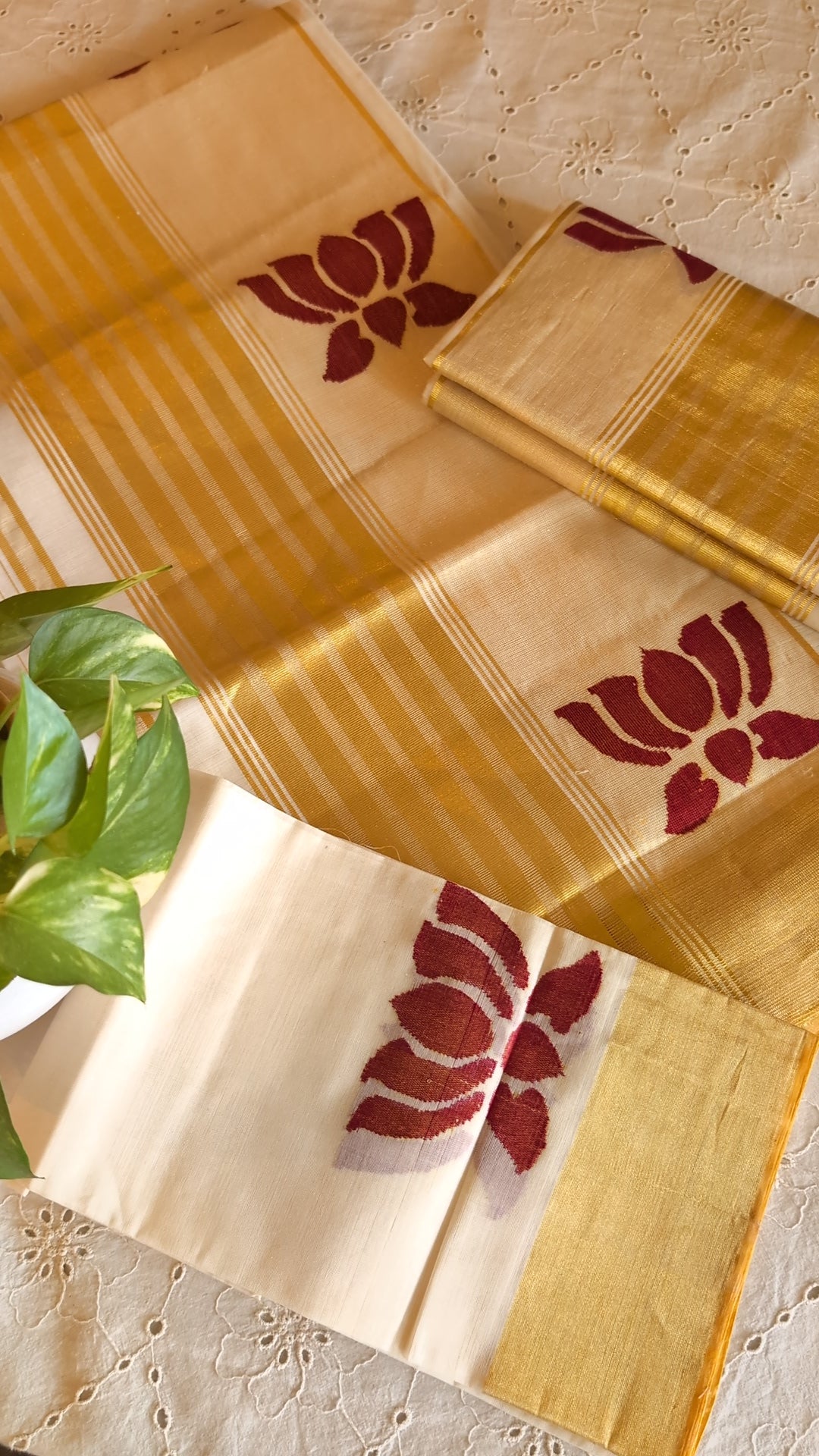 Pure handloom set mundu