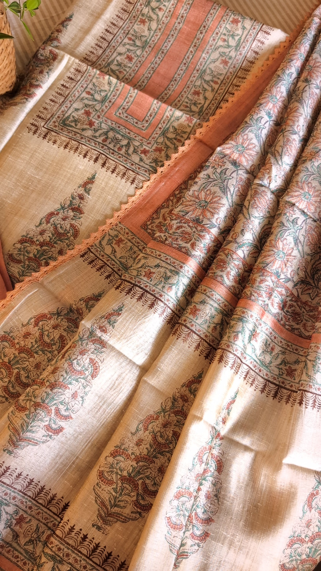 Mysore semi silk printed set