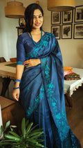 Handwork munga kota saree