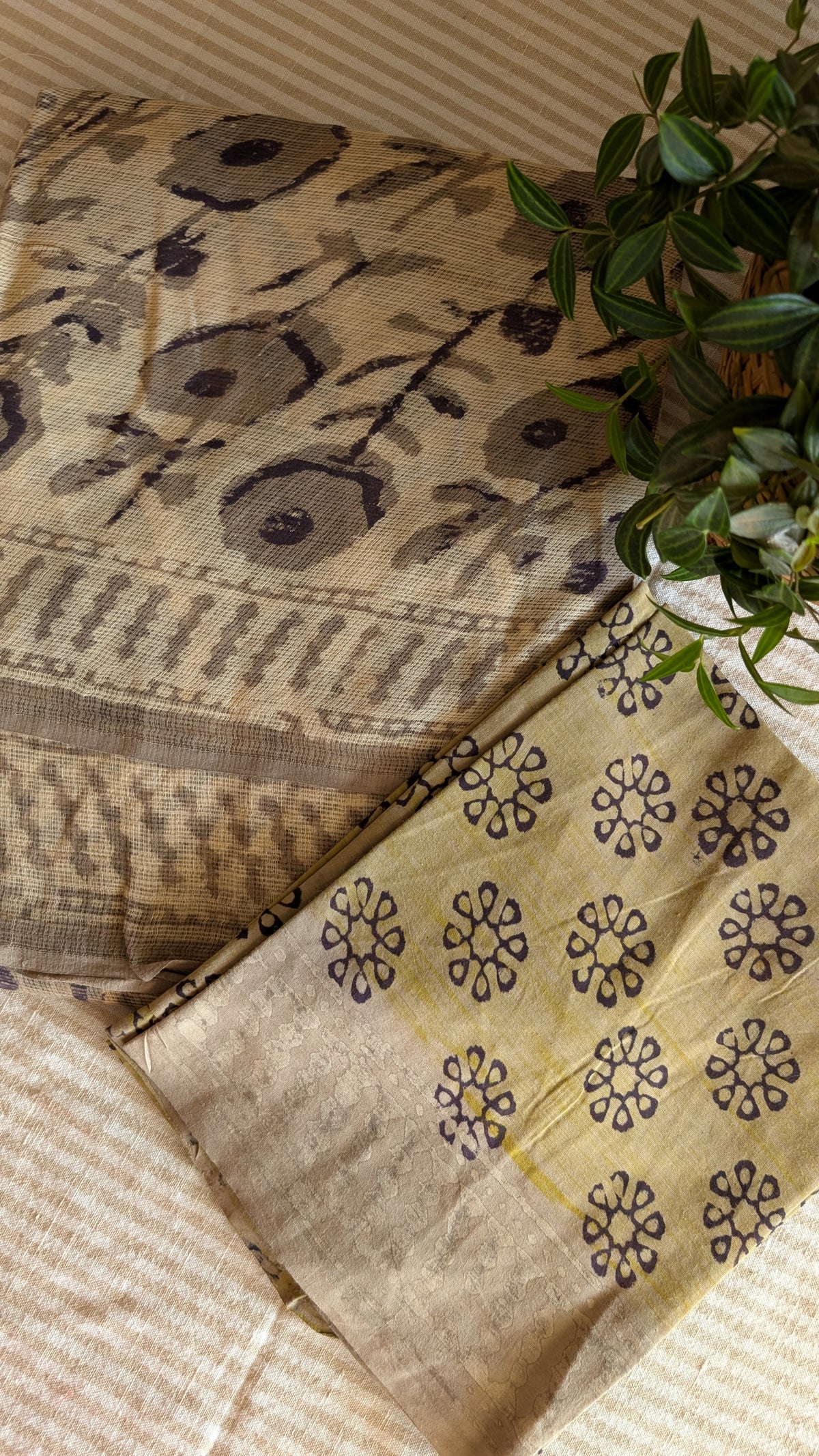 Kota Doria printed saree