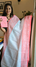 Printed net kota saree