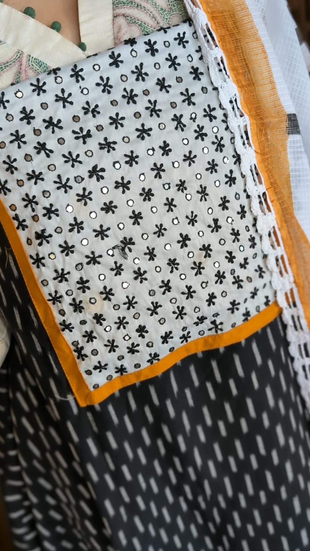 Ikkat cotton kota set
