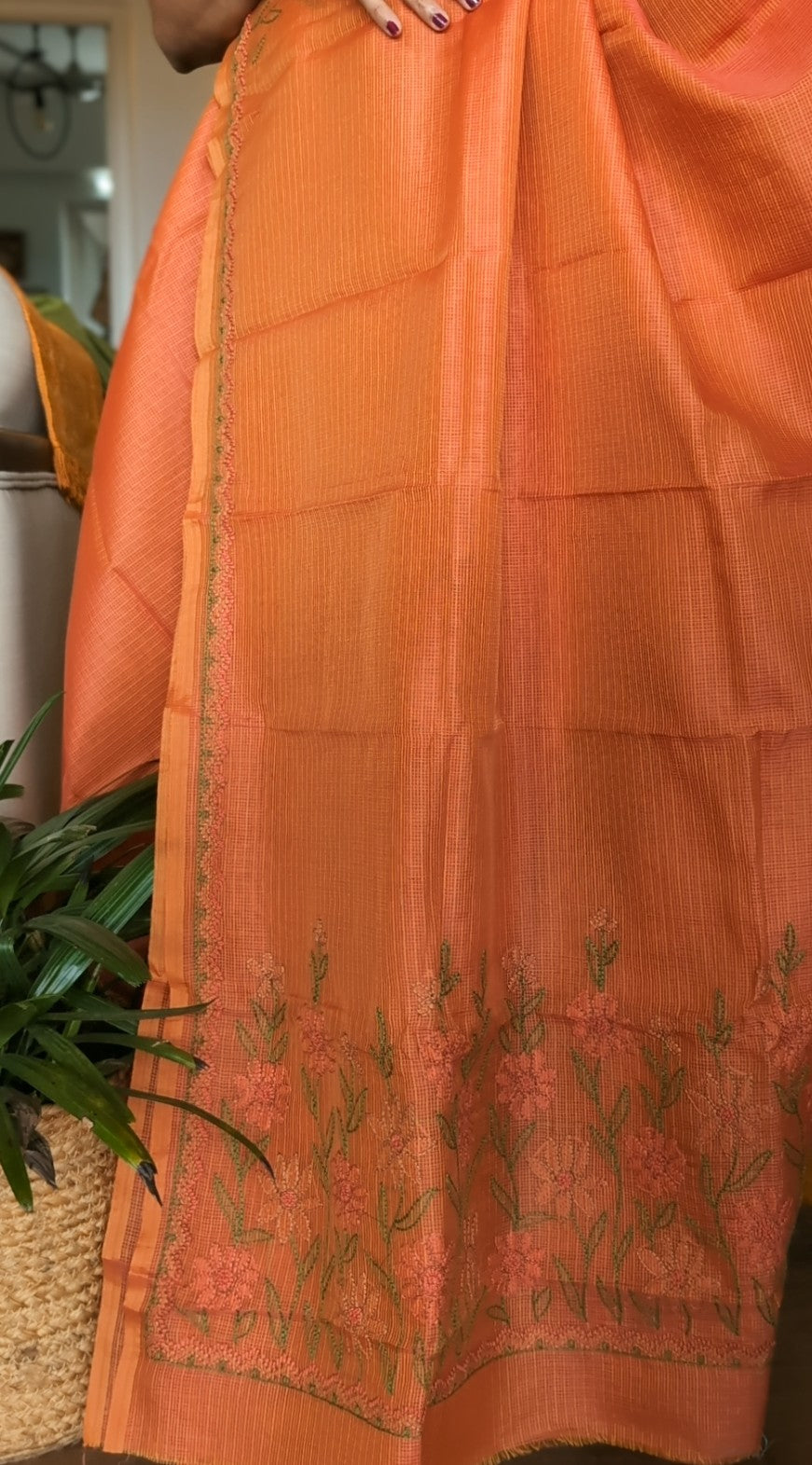 Handworked Kota saree