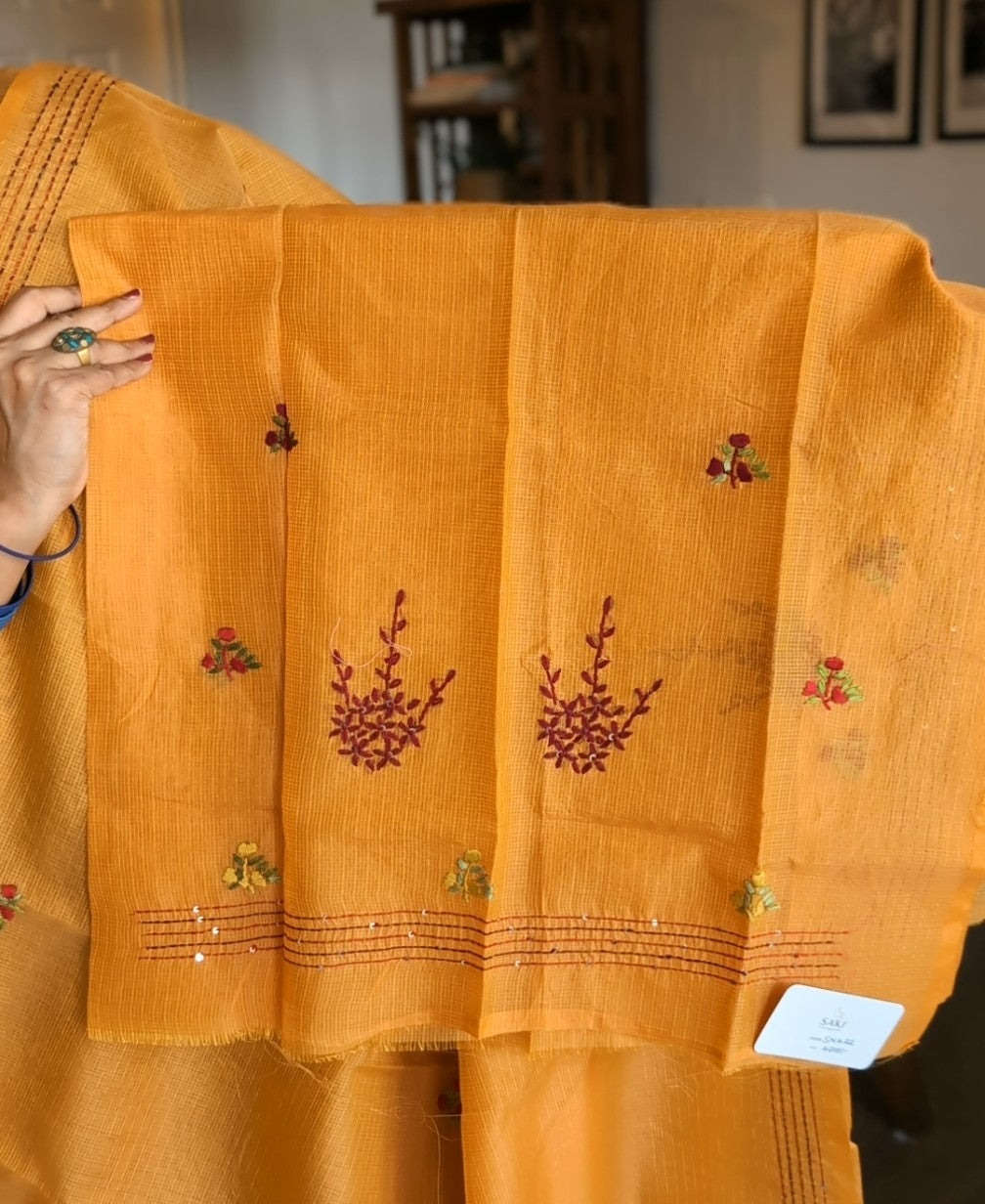 Handwork mungakota saree