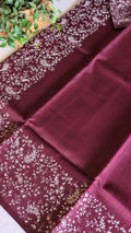 Printed munga kota saree