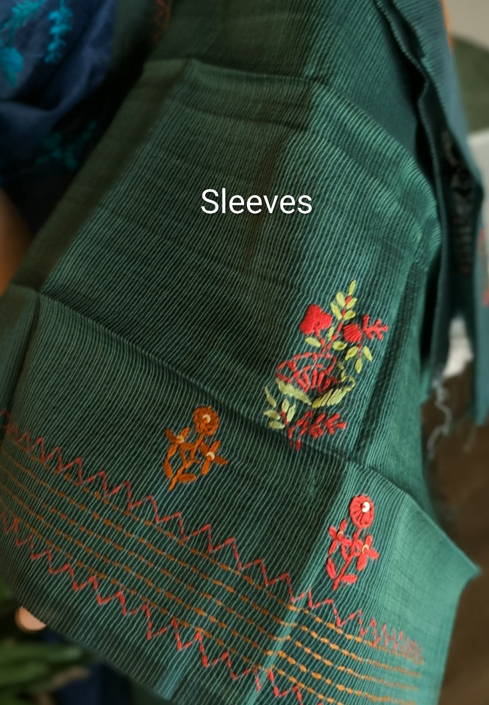 Handwork munga kota saree