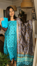 Desi Tusser silk set