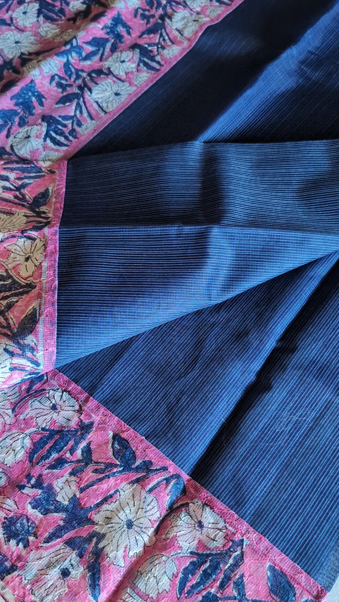 Munga kota floral saree