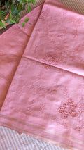 Kotasilk thread& cutwork saree