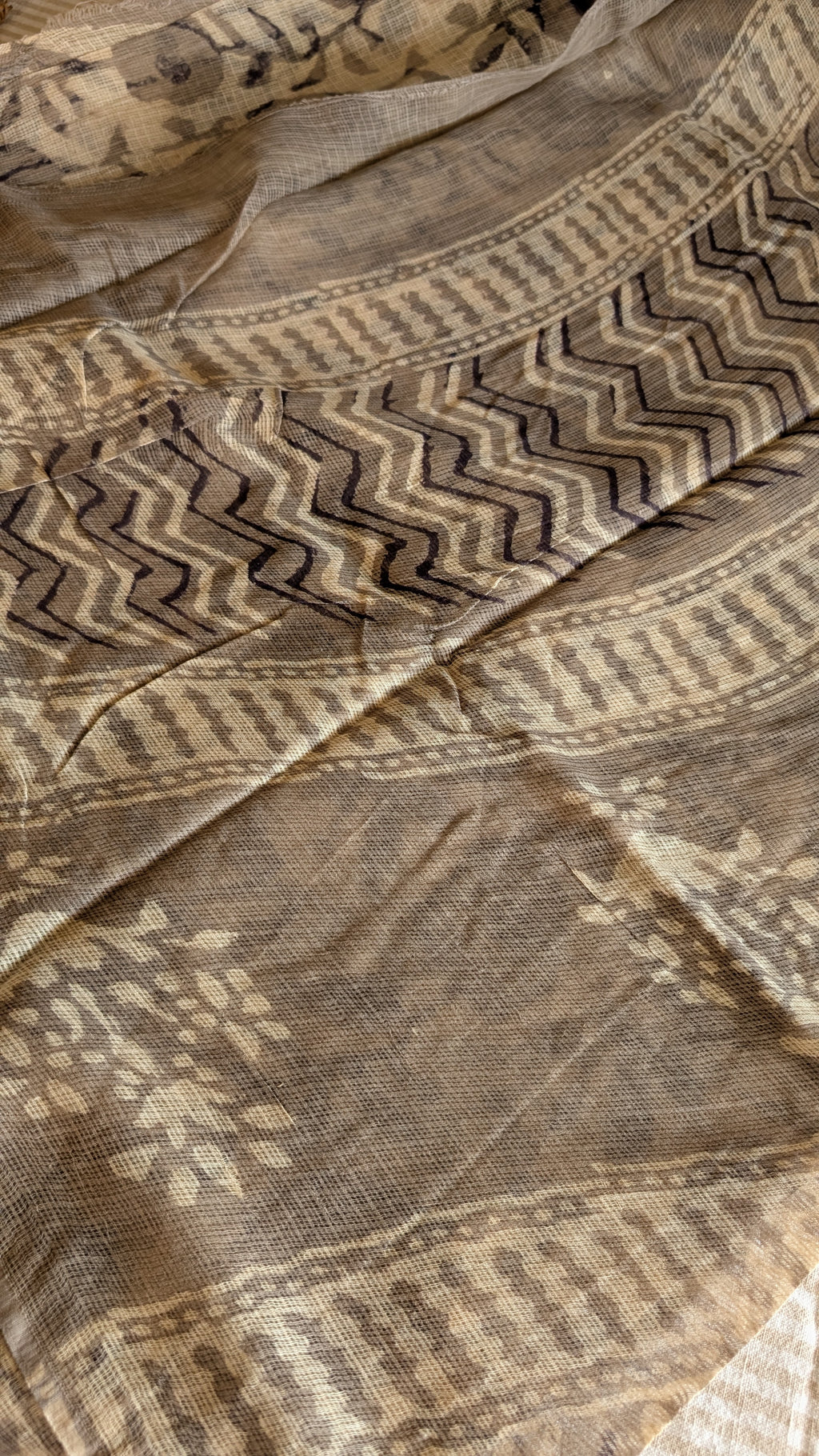 Kota Doria printed saree
