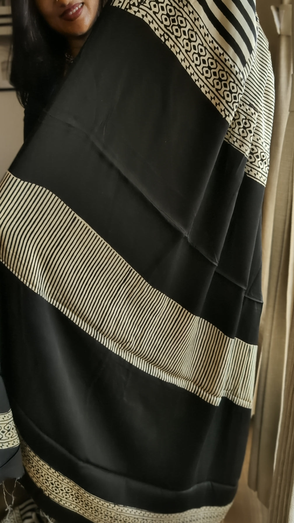 Modal silk classic  printed saree