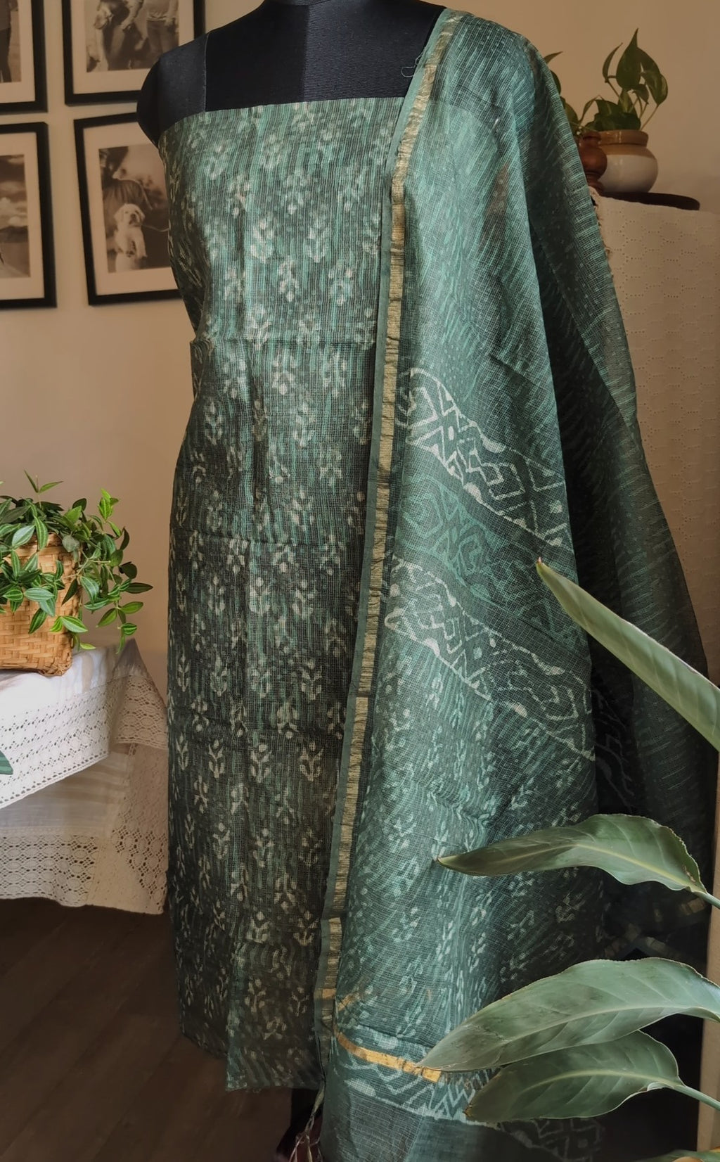 Printed Kota doria set