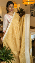 Kota silk sare with lace borders