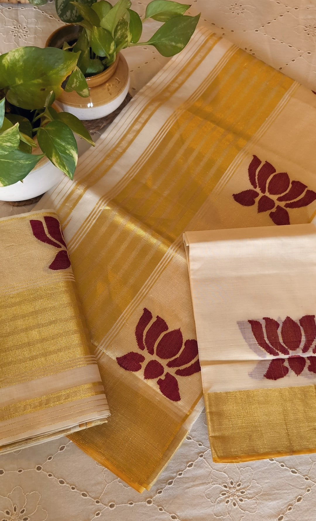 Pure handloom set mundu