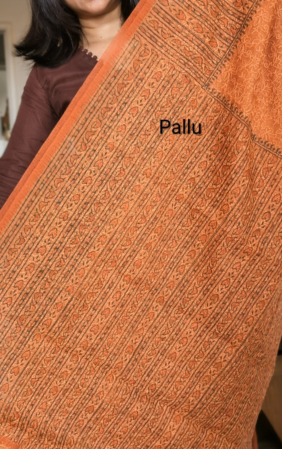 Orange Tepchi kota saree